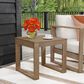 Linon Home Decor Silas Side Table in Brown, , large