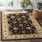 Safavieh Lyndhurst LNH553 8" x 11" Black and Ivory Area Rug, , large