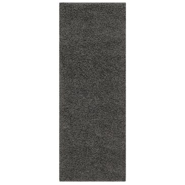 Safavieh Athens Shag SGA119C-26 2"3" x 6" Dark Grey Runner, , large