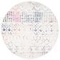 Safavieh Tulum  6"7" Round Ivory and Blue Area Rug, , large