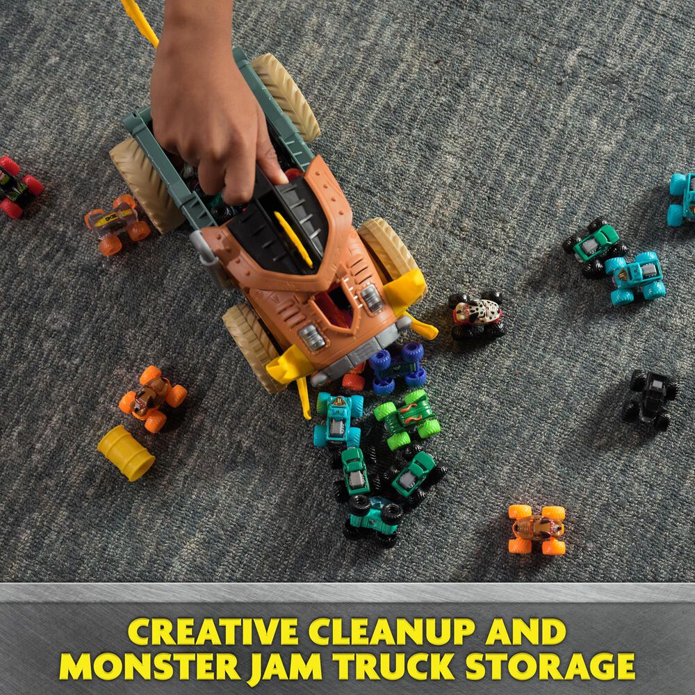 Monster Jam Mini Jam Megalodon Mad Hog Chomper Truck Play Set, , large