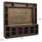 Riva Ridge Paige 97" Console with Hutch in Brindle, , large