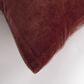 Rizzy Home Transitional Solid 22" Poly Filled Pillow in Rust, , large