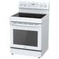 Midea 6.3 Cu. Ft. 4-Element Freestanding Electric Range with Steam Cleaning in White, , large