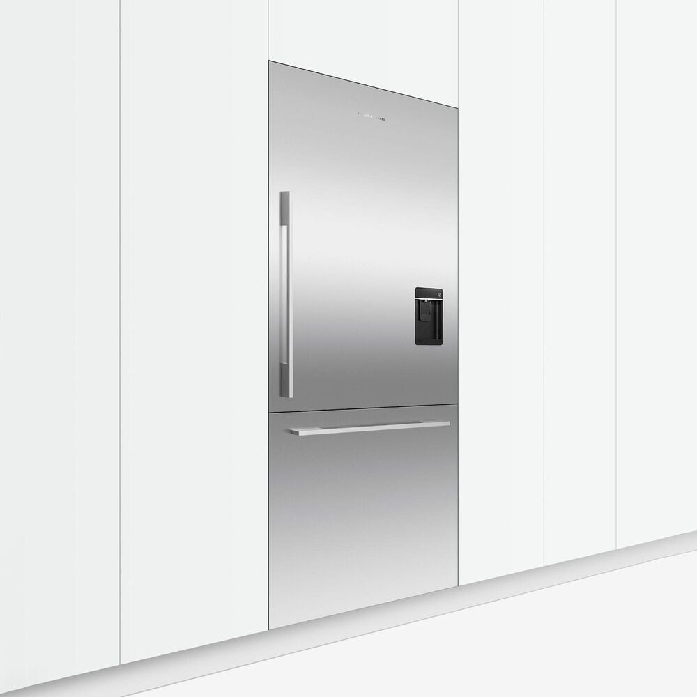 Fisher &amp; Paykel 36&quot; Integrated Bottom Mount Single Door Panel with 84&quot; High in Stainless Steel, , large