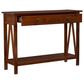 Linon Home Decor Trenton Console Table in Antique Tobacco, , large