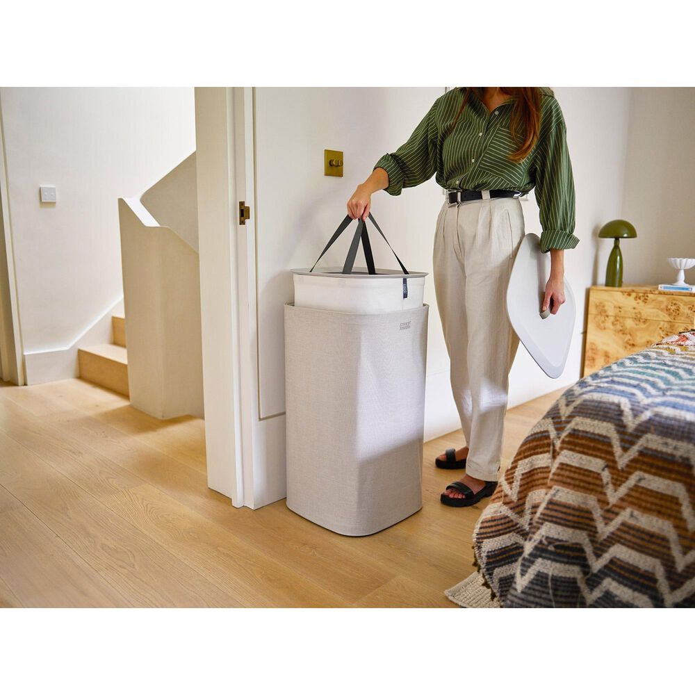 Joseph Joseph Tota One 60L Laundry Separation Basket in Ecru, , large