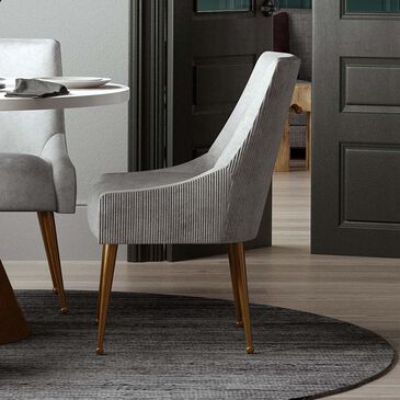 Tov Furniture Beatrix Side Chair in Light Grey, , large