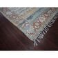 Amer Rugs Prairie 3"6" x 5"6" Blue Rust Area Rug, , large