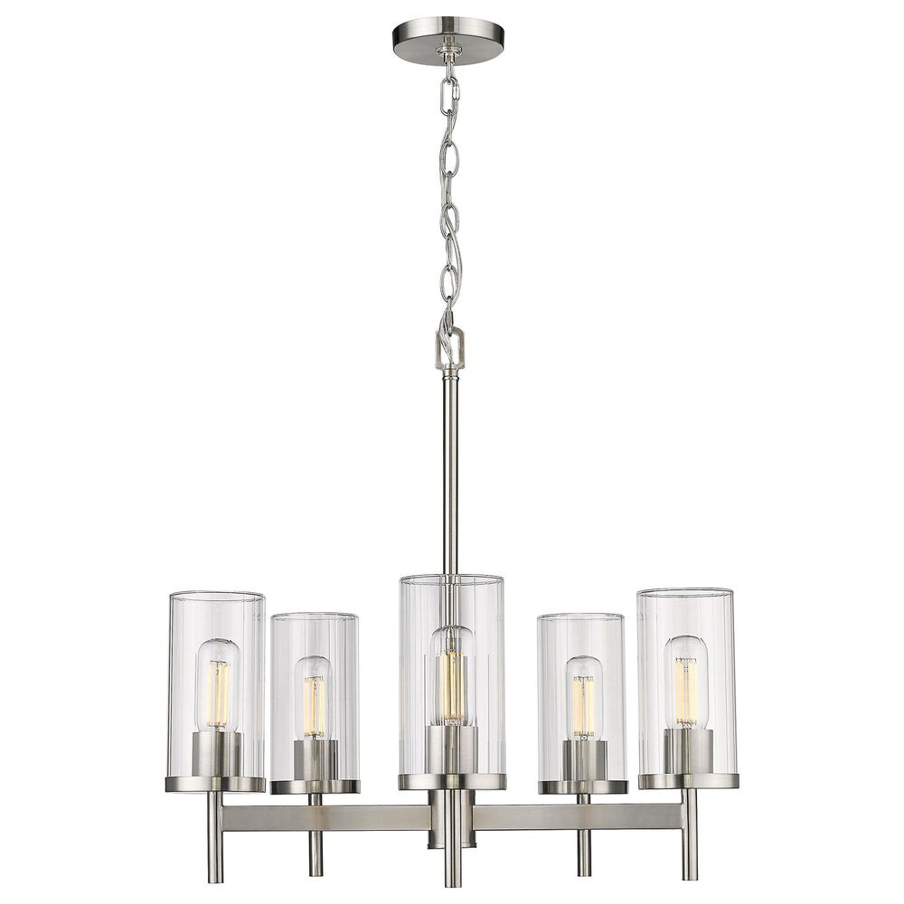 Golden Lighting Winslett 5-Light Chandelier in Pewter, , large
