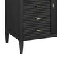 James Martin Vanities Myrrin 48" Vanity in Carbon Oak with 3 cm Ethereal Noctis Quartz Top, , large