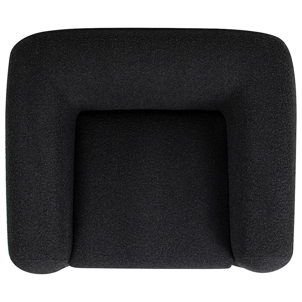 Jennifer Taylor Home Alpine Accent Arm Chair in Ebony Black, , large