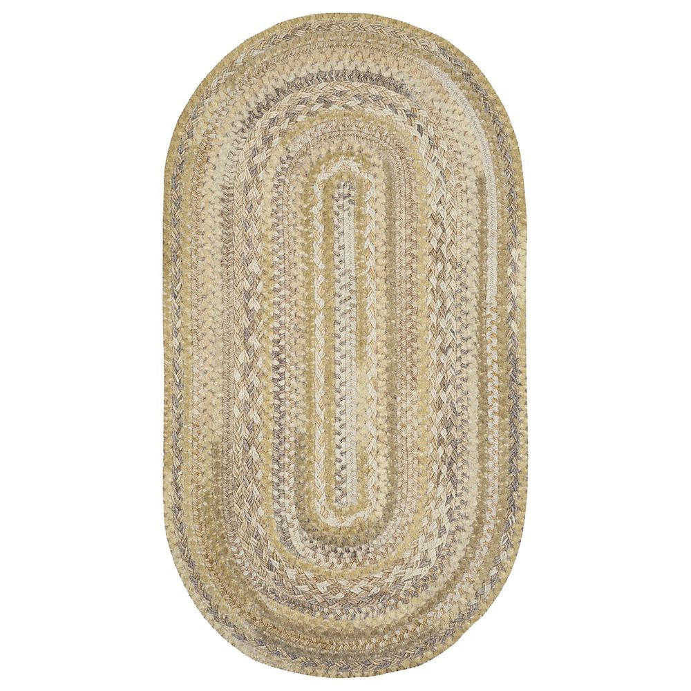 Capel Bayview 0036-760 1'8" x 2'6" Oval Neutral Area Rug, , large