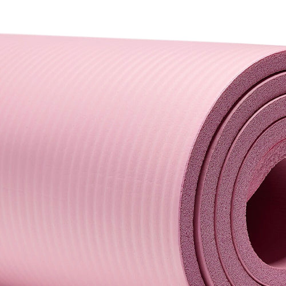 Sunny Health &amp; Fitness Premium 0.5" Extra Thick Exercise Yoga Mat in Pink, , large