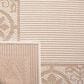 Safavieh Bermuda Floral 9" x 12" Ivory and Beige Indoor/Outdoor Area Performance Rug, , large