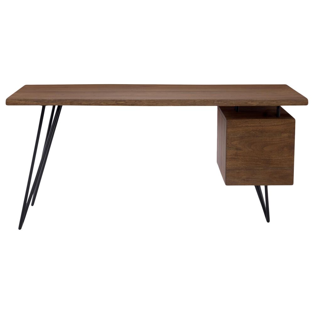 Moe&#39;s Home Collection Nailed Mid-Century Modern Desk in Light Brown, , large