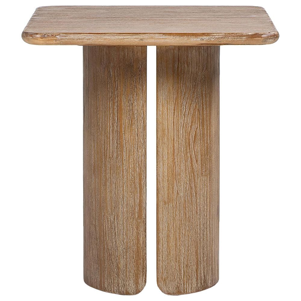 Jennifer Taylor Home Sonoma End Table in Rustic Greige Brown, , large