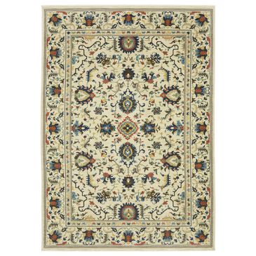 Oriental Weavers Francesca FR10A 6"7" x 9"6" Ivory Area Rug, , large