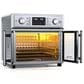 HOMLUX 26 Qt Large Air Fryer Toaster Oven in Silver, , large