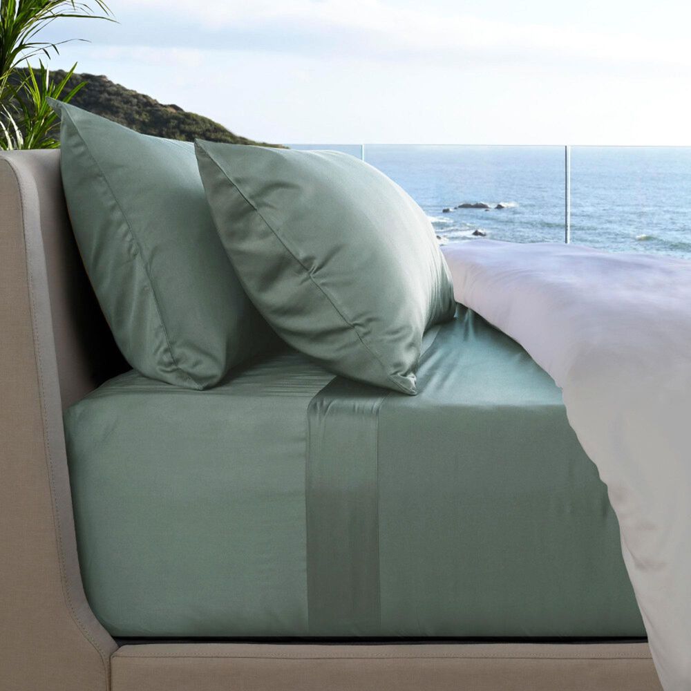 Cariloha Resort 4-Piece California King Sheet Set in Ocean Mist, , large