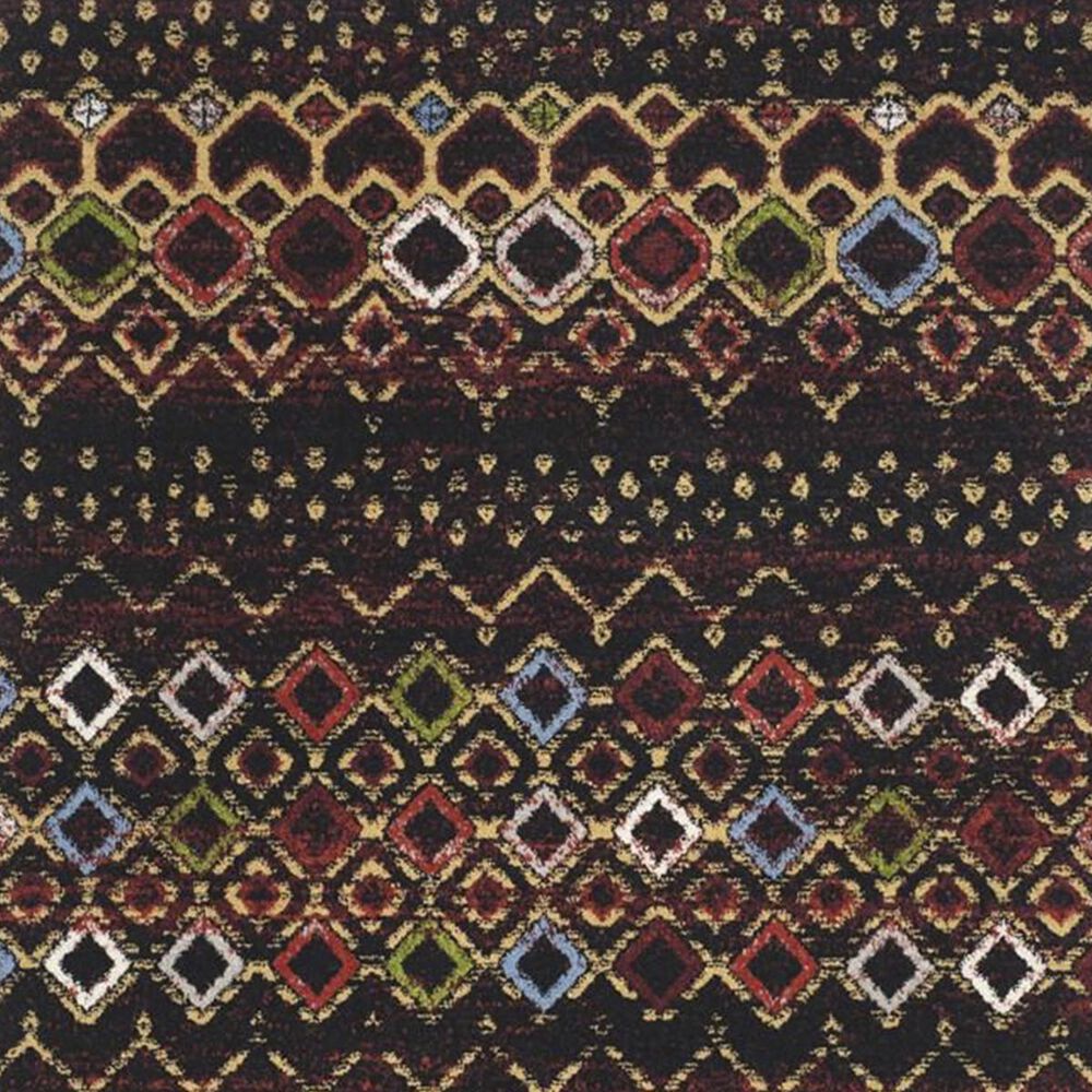 Safavieh Amsterdam AMS108P 2&#39;3&quot; x 14&#39; Black Runner, , large