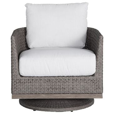 Venture Lenox Hill Swivel Rocker Chair in Storm Linen, , large