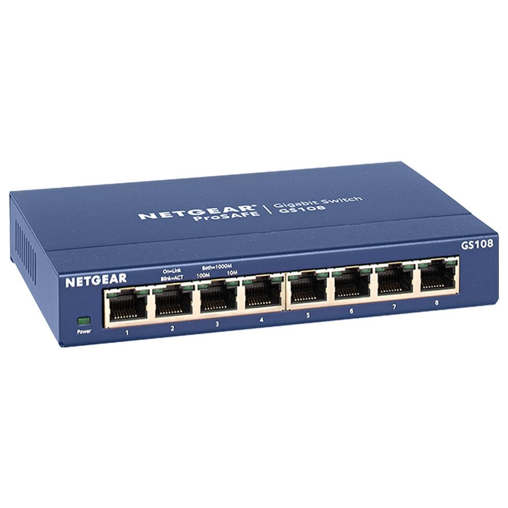 NETGEAR 8-Port Gigabit Ethernet Unmanaged Switch in Blue, , large