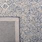 Safavieh Micro-Loop MLP526N 10" x 14" Navy and Ivory Area Rug, , large