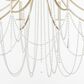 Quorum Malin 8-Light Chandelier in Antique Silver, , large