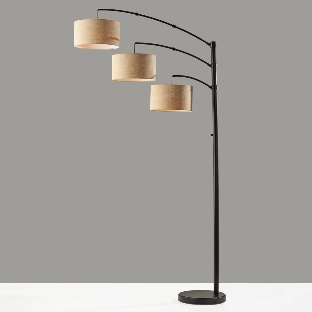 Adesso Cabo Arc Lamp in Dark Bronze, , large