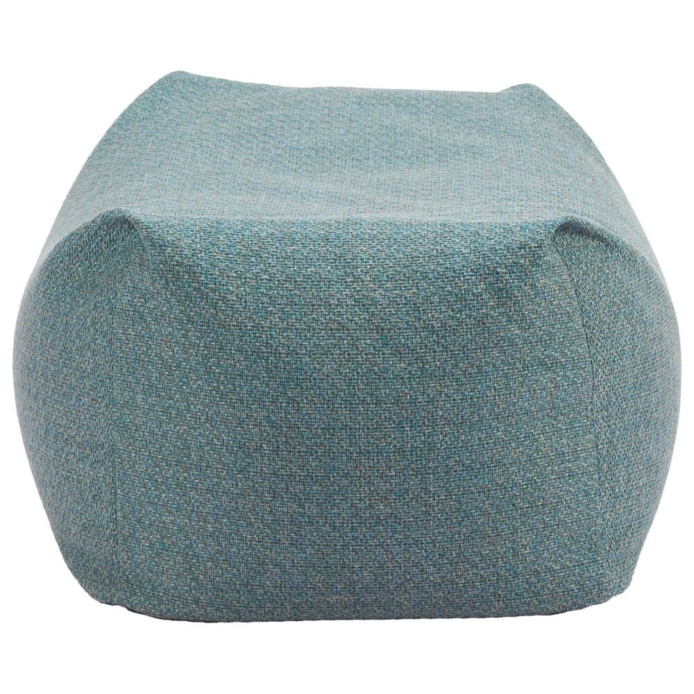 Zuo Modern Aroz Outdoor Ottoman in Green, , large