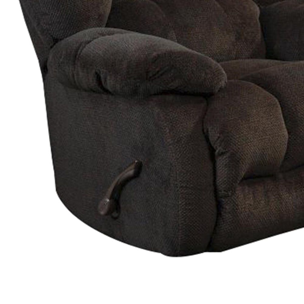 Catnapper Daly Swivel Glider Recliner in Chocolate, , large