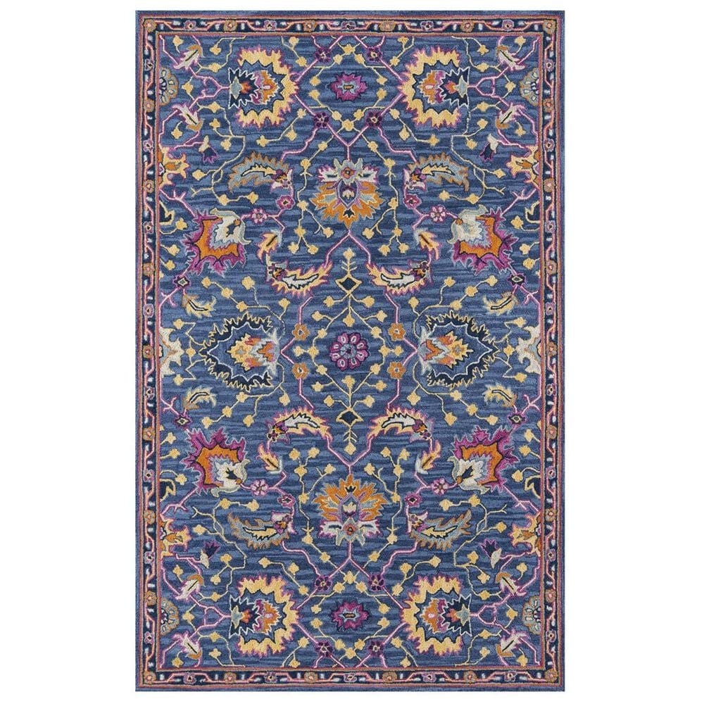 Momeni Ibiza IBI-03 2"3" x 7"10" Blue Runner, , large
