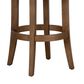 Armen Living Mystic 26" Swivel Counter Stool in Portobello Brown, , large