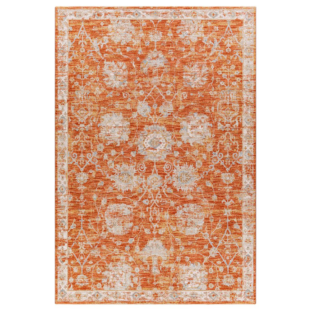 Surya Avant Garde 9" x 12"1" Orange, Blue and Beige Area Rug, , large