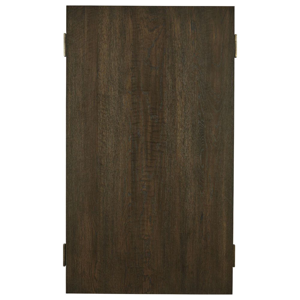 Ashley Balintmore Retangular Coffee Table in Warm Brown and Antiqued Gold, , large
