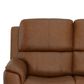 Flexsteel Henry Power Reclining Loveseat with Headrests and Lumbar in Caramel, , large