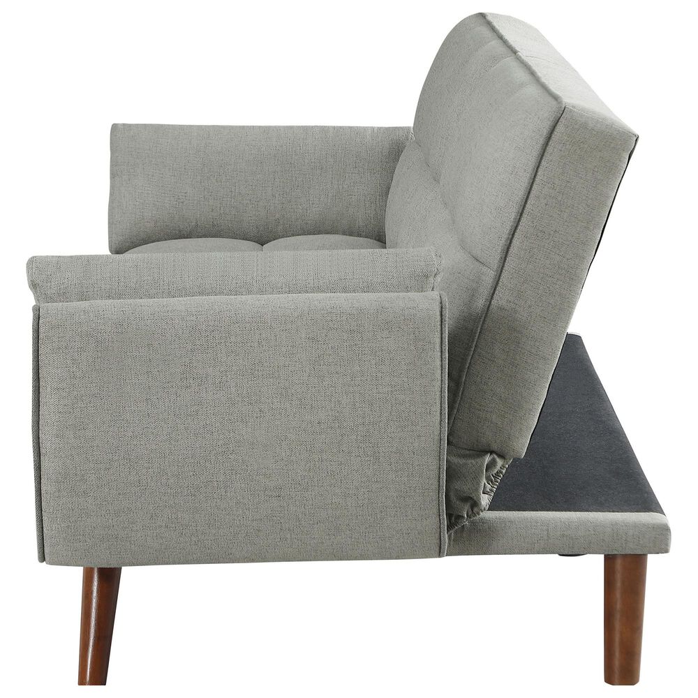 Pacific Landing Caufield Stationary Convertible Sofa Bed in Grey, , large