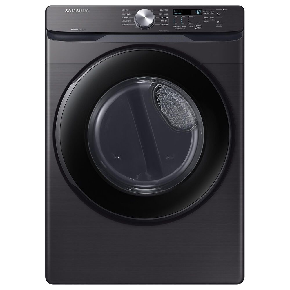 Samsung 4.5 Cu. Ft. Front Load Washer and 7.5 Cu. Ft. Electric Dryer Laundry Pair in Black, , large