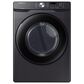 Samsung 4.5 Cu. Ft. Front Load Washer and 7.5 Cu. Ft. Electric Dryer Laundry Pair in Black, , large
