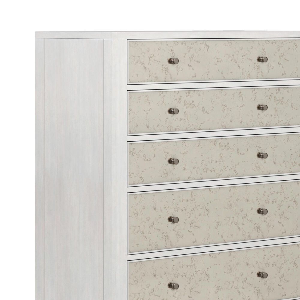 Vantage Mezzanine 6 Drawer Chest in Dove Gray, , large