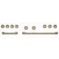 Cafe 48" Handle and Knob Set for Pro Range and Rangetop in Brushed Bronze, , large