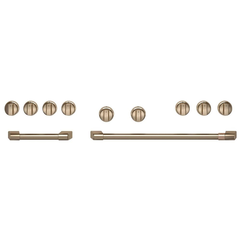 Cafe 48" Handle and Knob Set for Pro Range and Rangetop in Brushed Bronze, , large