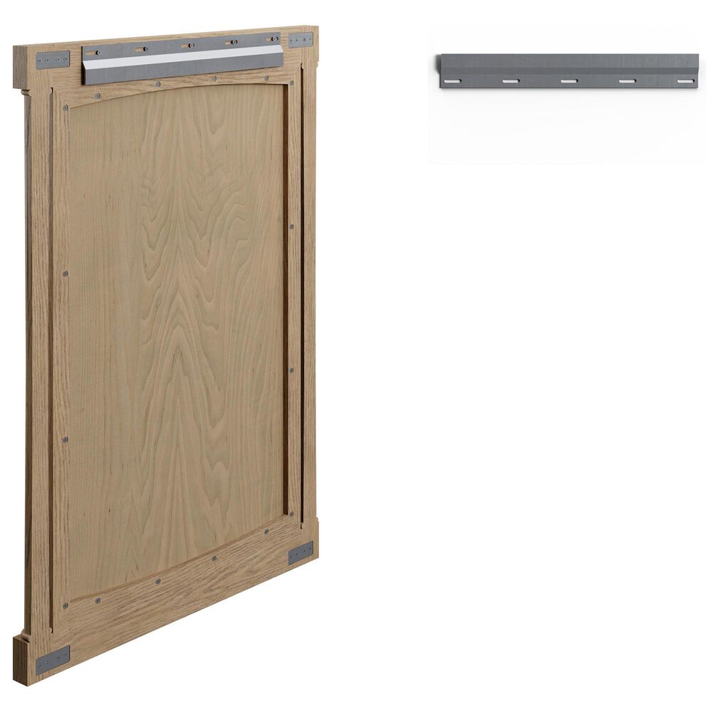 James Martin Kinnsden 26" Rectangular Mirror in Weathered Oak, , large