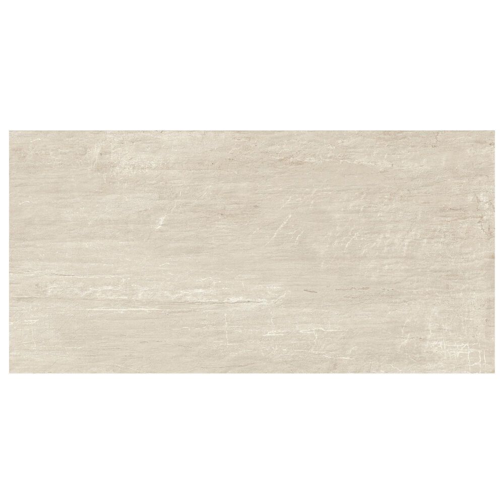 Emser Unified Cream 12" x 24" Glazed Porcelain Tile, , large