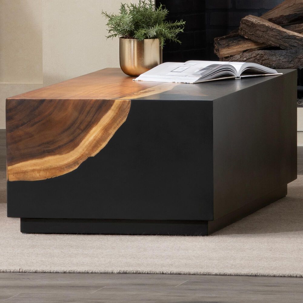 Slatehouse Cavallo Cocktail Table in Black and Brown, , large