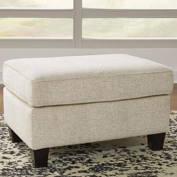 Signature Design by Ashley Abinger Ottoman in Natural, , large