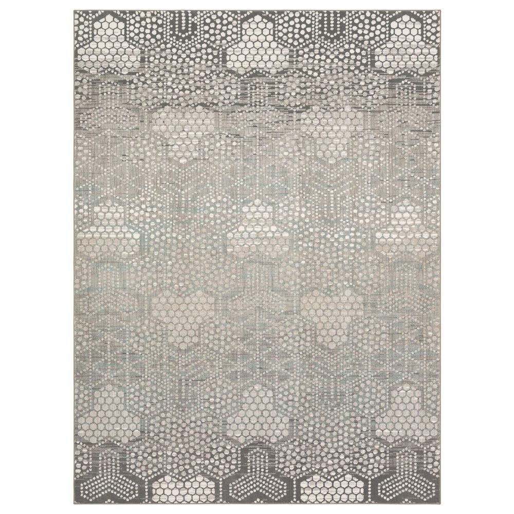 Karastan Epiphany Oriol 8' x 10' Dim Grey Area Rug, , large