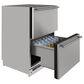 U-Line 24" Refrigerator Drawers in Stainless Steel, , large