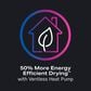 GE Profile 4.8 Cu. Ft. Ultra Fast Combo Washer/Dryer with Heat Pump In Slate, , large
